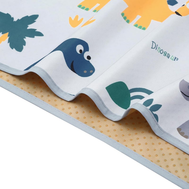 CLCROBD Splat Floor Mat for Under High Chair/Arts/Crafts by , 51" Waterproof Anti-Slip Food Splash Spill Mess Mat, Washable Portable Picnic Mat and Table Cloth - Image 5